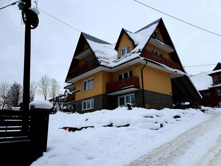 Pokój gościnny dla 4 osób, z widok i balkon oraz ogród w Suche