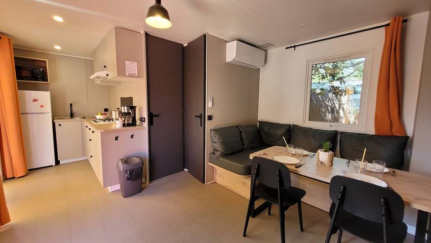 Caravane pour 4 personnes, avec piscine en Gironde