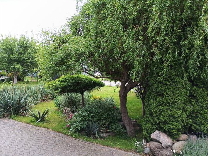 Ferienwohnung für 6 Personen, mit Garten und Ausblick