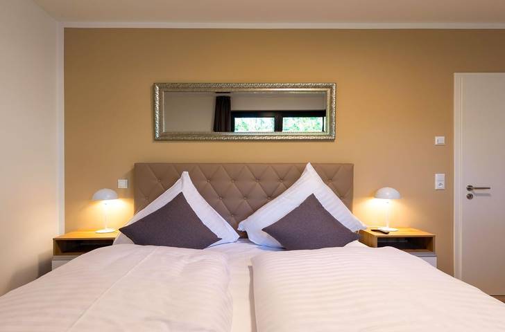 Ferienwohnung für 4 Personen, mit Balkon und Garten sowie Sauna und Seeblick in Krakow am See - 4