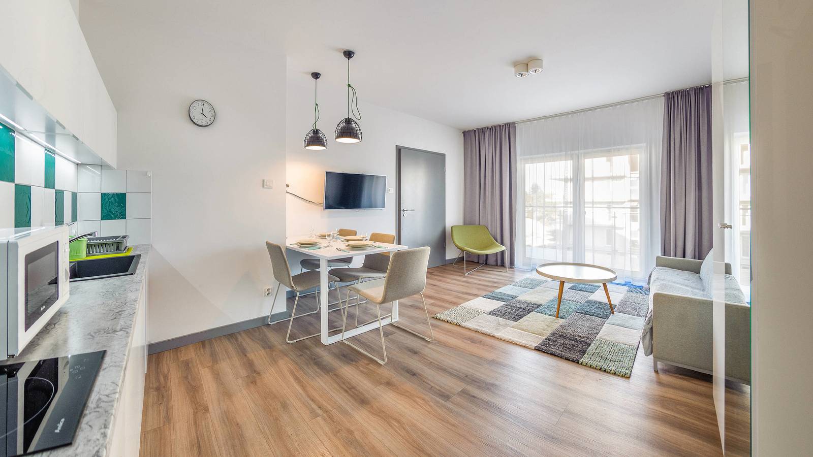 Cały apartament wypoczynkowy, Apartament wakacyjny dla 4 osób z balkon in Ustronie Morskie, Baltic Sea Pomerania
