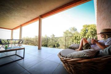 Gîte pour 7 personnes, avec vue et terrasse, animaux acceptés dans Plage de Tenutella