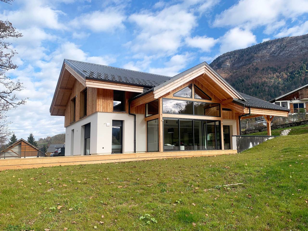 Chalet « Rossanaz » avec vue sur la montagne - 12 personnes in La Motte-en-Bauges, Région de Chambéry