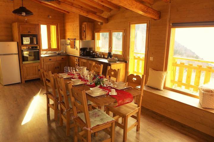 Chalet pour 7 personnes, avec Balcon à Oz