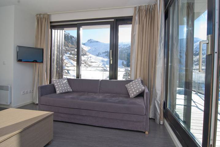 Apartment for 6 people, with sauna and balcony, with pets in Flaine