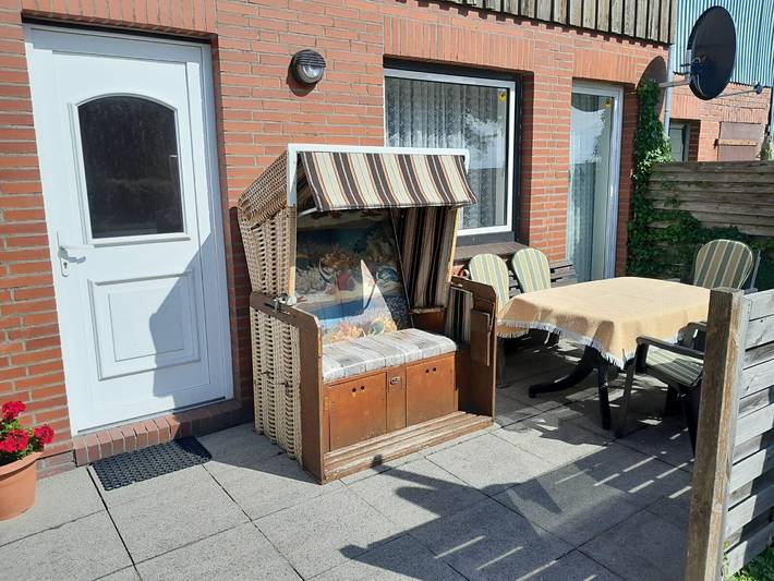 Ganze Wohnung, Ferienwohnung 'Kohsteert' mit privater Terrasse, Gemeinschaftsgarten und Wi-Fi in Westerkoog, Hedwigenkoog