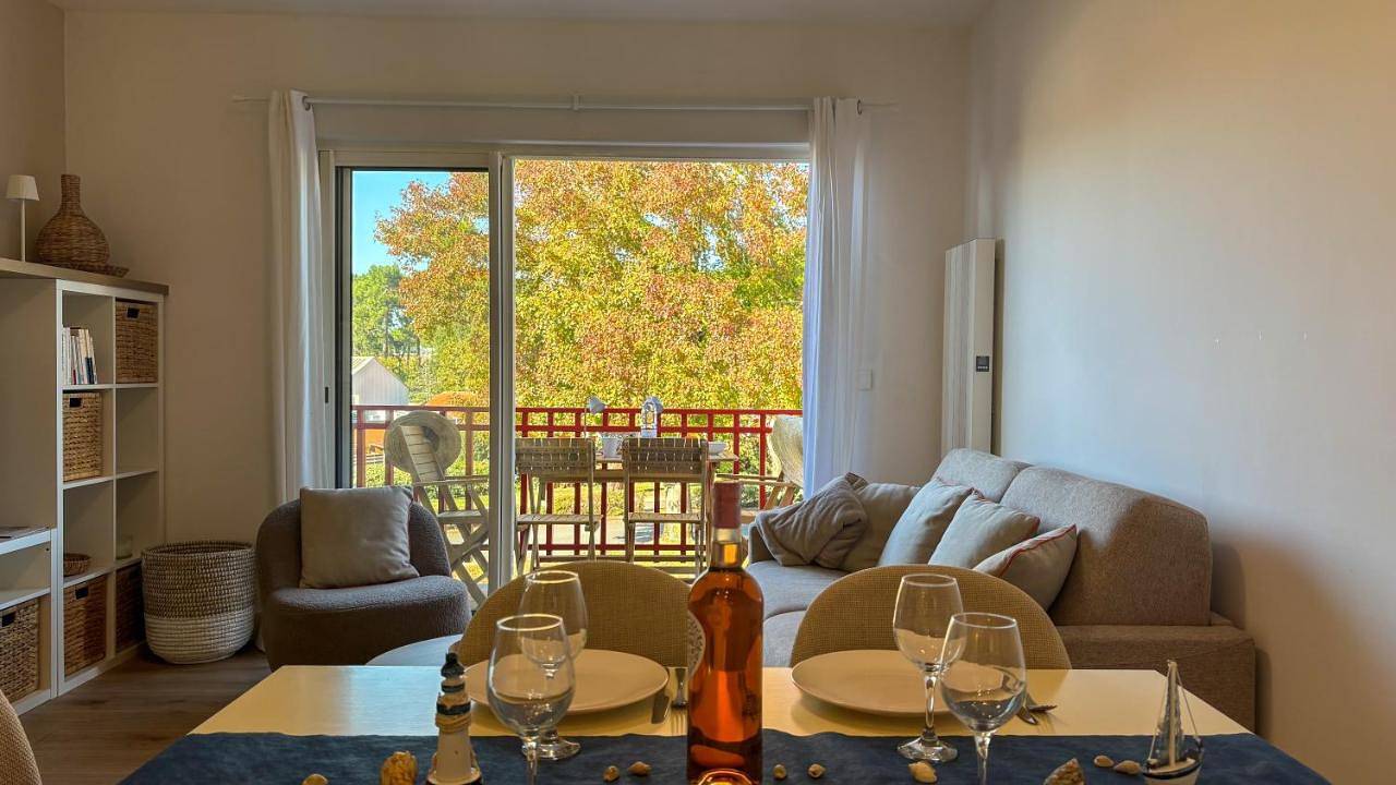 Appartement entier, T2, 50 m beach, balcony with sea view in Pyla-sur-Mer, La Teste-de-Buch