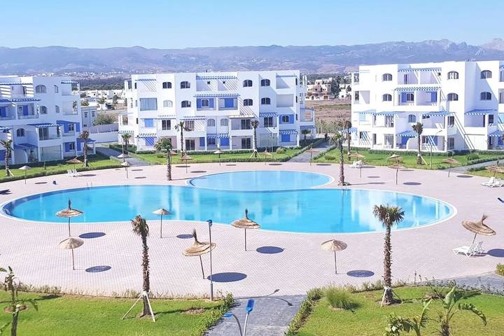 Maison de vacances pour 9 personnes, avec jardin ainsi que piscine et vue