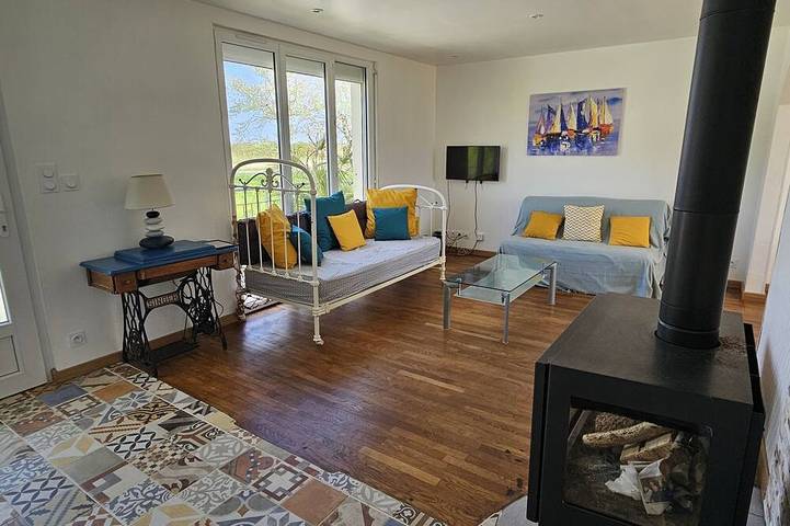 Location de vacances pour 6 personnes, avec jardin et terrasse à Pirou