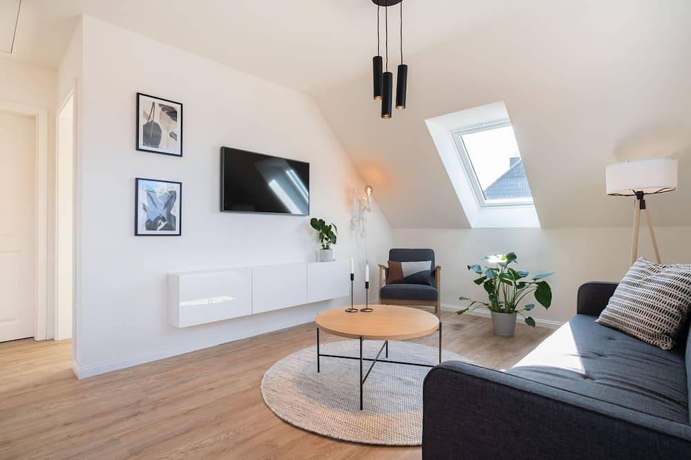 Ganze Wohnung, Küstenbutze - Modernes Apartment für 2 mit vollausgestatteter Küche, Balkon, Ne in Mildstedt, Nordfriesland