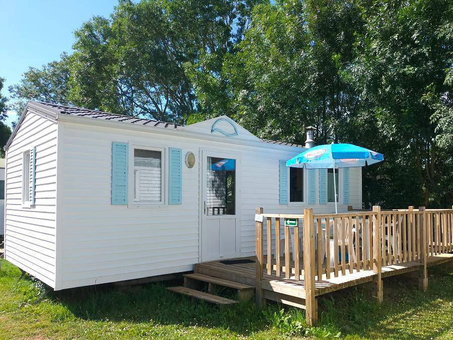Camping Au Vent des Marais - Mobilhome 4 personnes - Type B 8M x 3M in Longeville-sur-Mer, Vendée