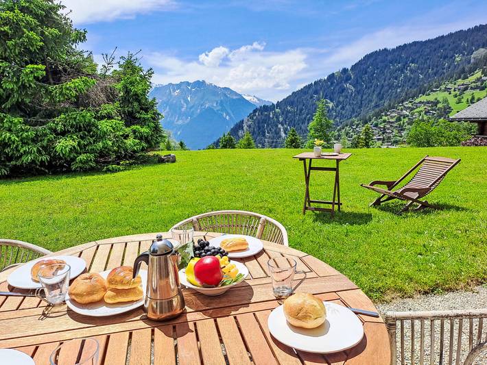 Apartament wakacyjny dla 4 osób, z Taras i Ogród w Verbier