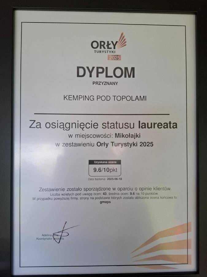 Kemping Pod Topolami in Powiat mrągowski