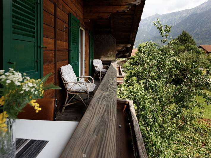 Ferienhaus für 5 Personen, mit Garten und Ausblick sowie Terrasse, mit Haustier am Thunersee - 4
