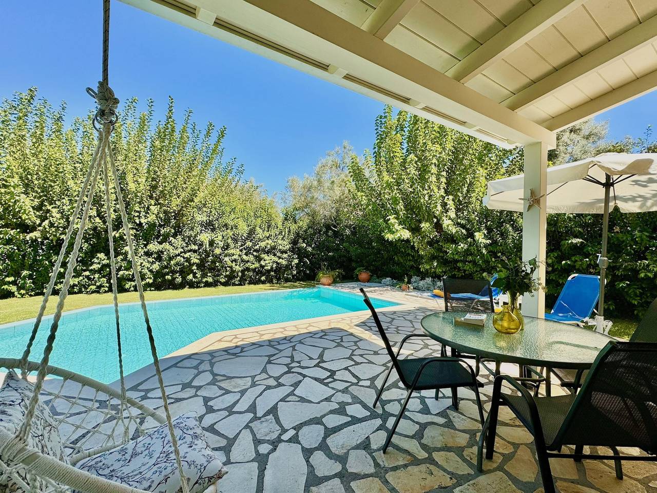 Beach Villa Fotini with private pool in Lefkada City, Greece