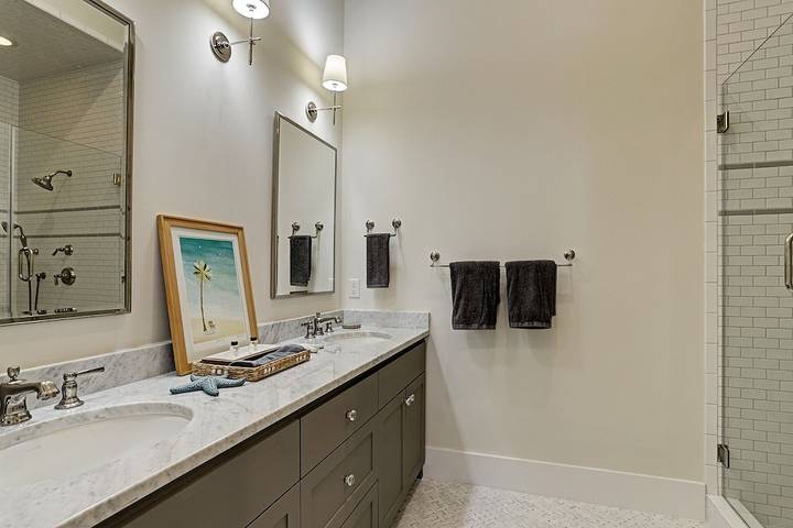 Cabin for 10 people, with pool and balcony, with pets in Galveston