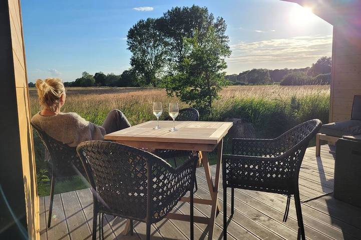 Ferienhaus für 3 Personen, mit Garten, mit Haustier