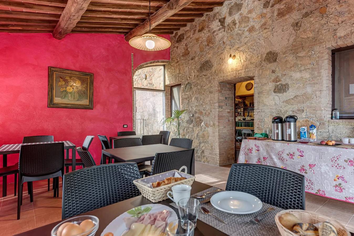 Hel lägenhet, Lägenhet med terrass och pool i Murlo in Murlo, Siena provins