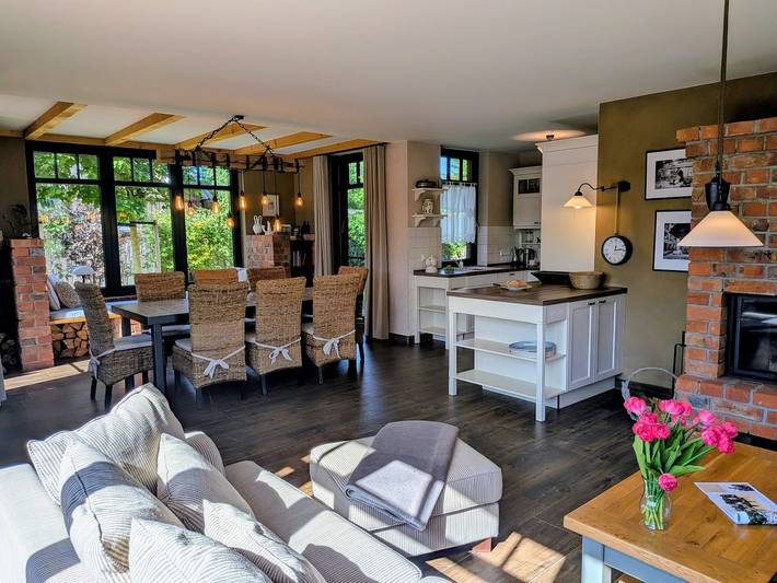 Exklusives "Landhaus Markurt" mit Sauna und Kamin in Born auf dem Darß in Born a. Darß, Born am Darß