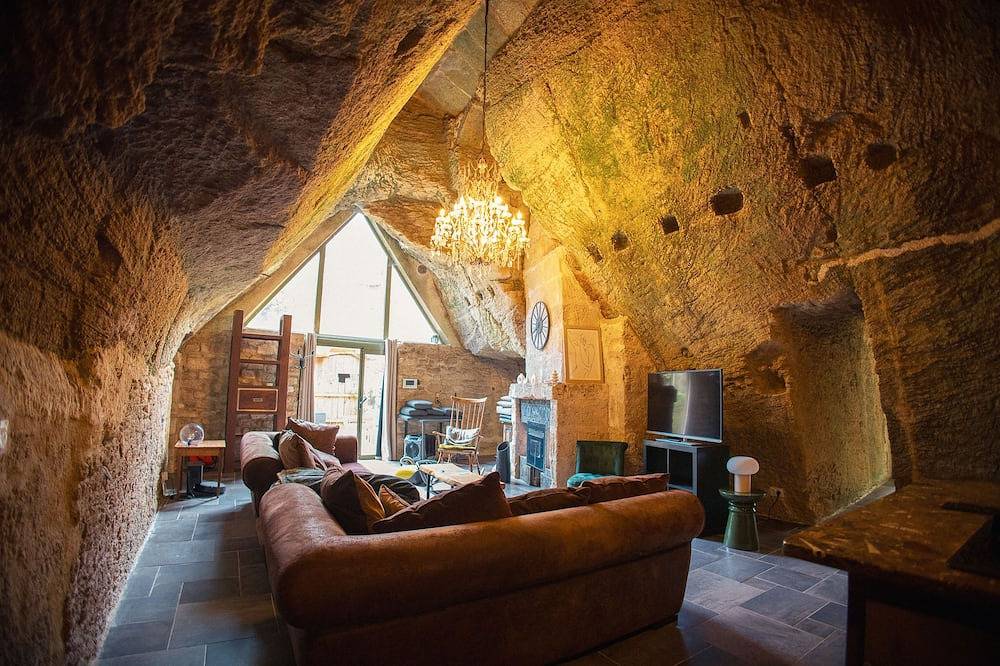 Familienzimmer-Ensuite mit Bad-Übergroß in Doué-la-Fontaine, Loire-Tal