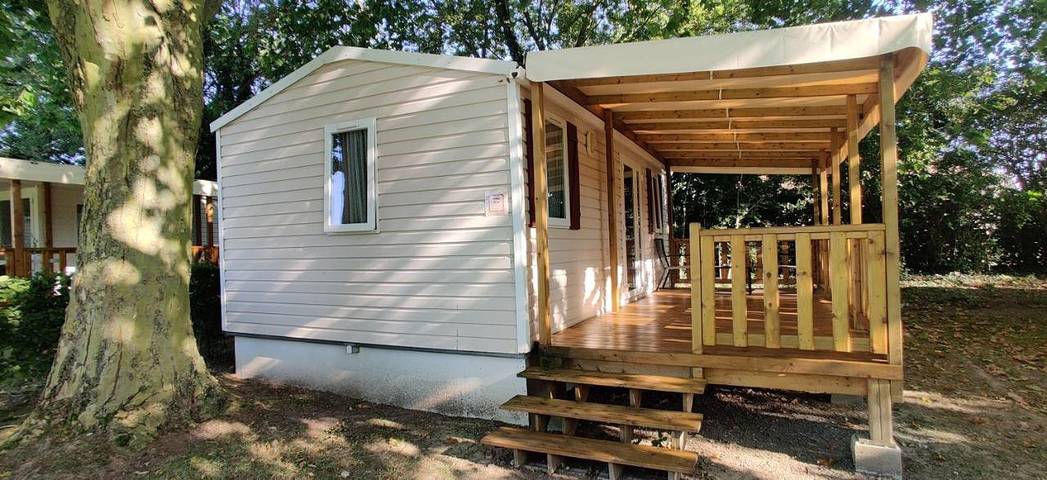 Camping pour 4 personnes, avec jardin ainsi que vue sur le lac et vue dans la Somme - 2