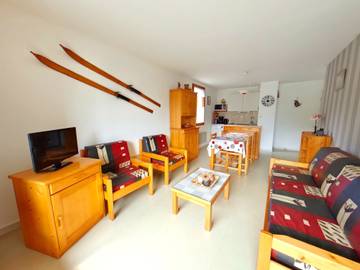 Gîte pour 6 personnes, avec balcon à Les Rousses