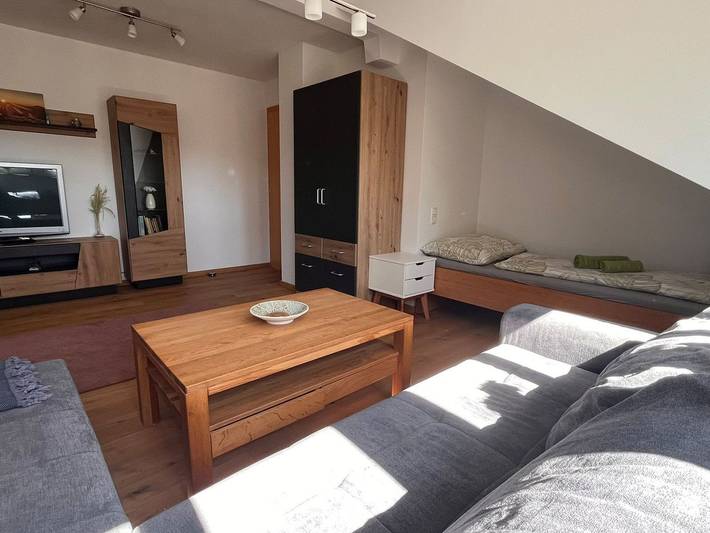 Ferienwohnung für 3 Personen, mit Balkon und Seeblick sowie Ausblick in Irrsee - 4