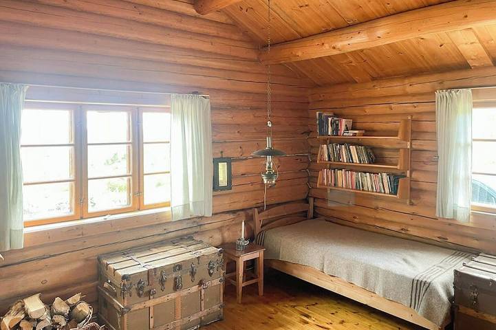 Traditionelle Berghütte im Hallingskarvet in Ål