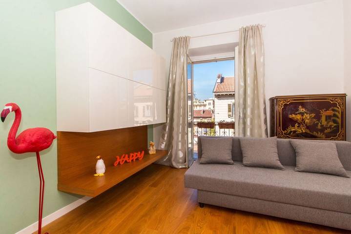 Apartamento entero, Apartamento de vacaciones para 2 personas con balcón/terraza in Turín, Provincia de Torino