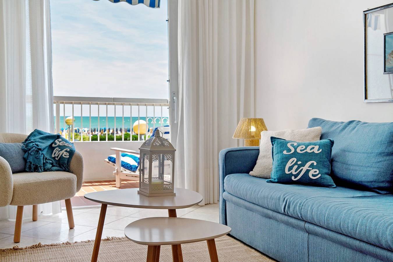 Ganze Wohnung, Entspannender Meerblick: Frontale Aussicht, Terrasse & Pool in Jesolo in Lido di Jesolo, Jesolo