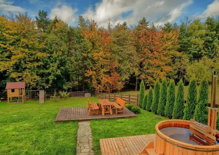 Location de vacances pour 9 personnes, avec sauna ainsi que jardin et vue, animaux acceptés à Stryszawa - 2