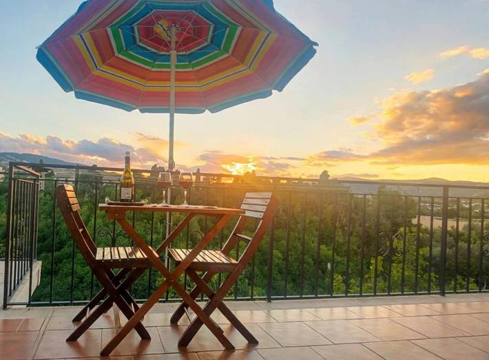 B&b per 3 persone, con Balcone e Terrazza nonché Panorama a Sant'Agata de' Goti
