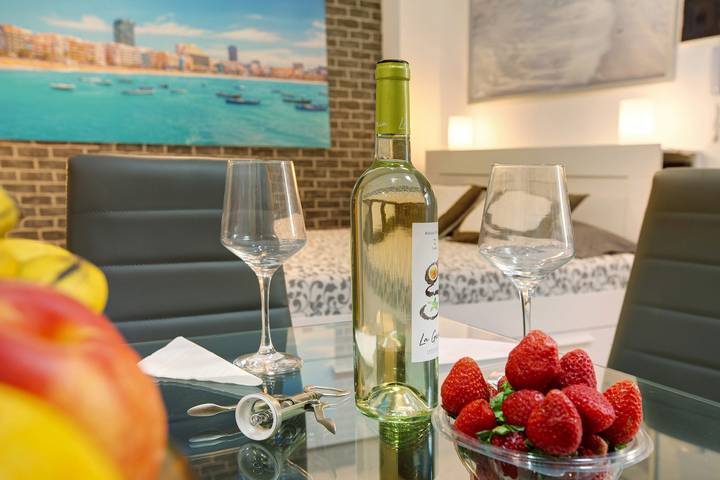 Casa vacacional 'Studio Beach apt Las Canteras Beach' con Wi-Fi in Las Palmas de Gran Canaria Centre, Las Palmas de Gran Canaria