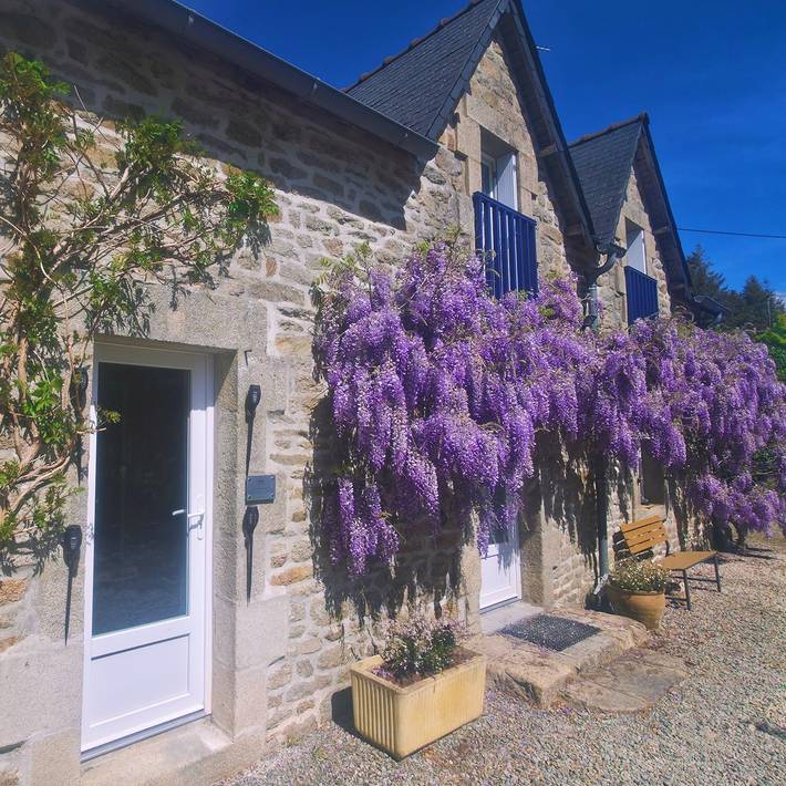 Chambre d’hôte pour 2 personnes, avec Jardin dans Guilligomarc'h, Région de Quimper