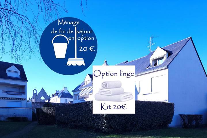 Gîte pour 2 personnes, avec balcon et vue dans Office De Tourisme De Batz Sur Mer