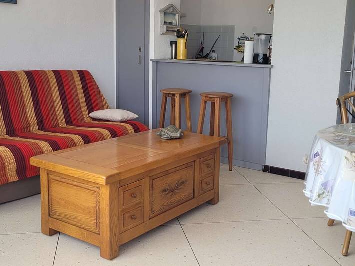 Gîte pour 4 personnes, avec balcon dans Plage Maillol - 4