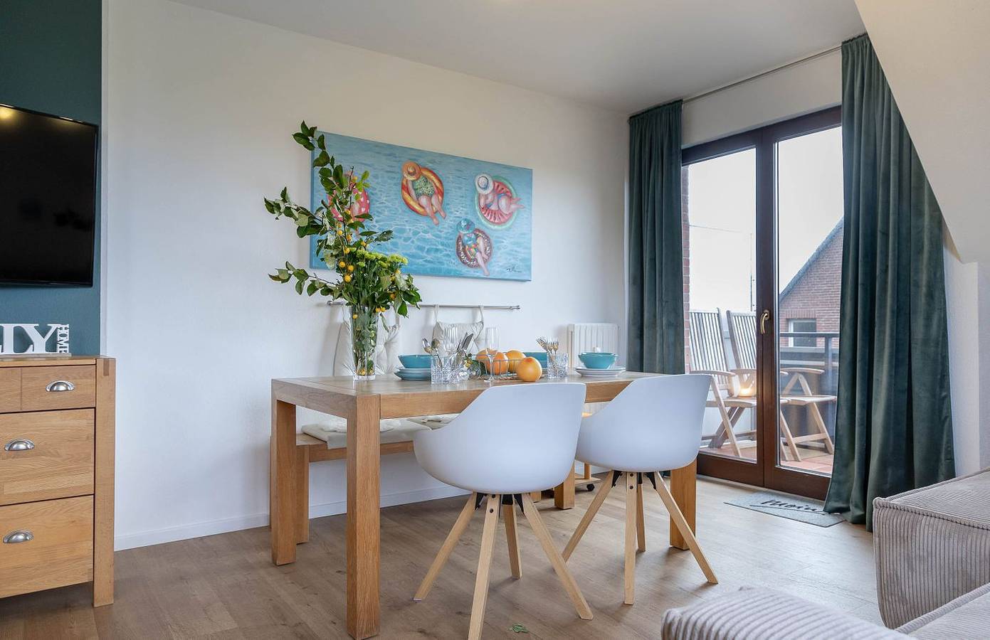 Ganze Wohnung, Fischerweg: Strandnahe moderne 2-Zimmerwohnung mit Balkon in Westerland, Sylt (Gemeinde)