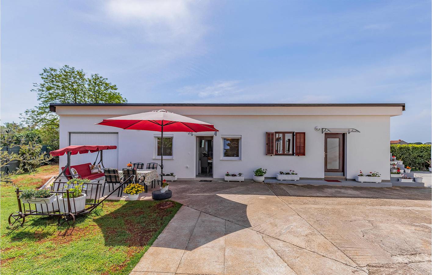 Ganze Ferienwohnung, Ferienwohnung für 4 Personen mit Terrasse in Valbandon, Südküste Istrien