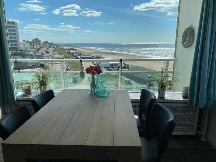 Ferienwohnung für 4 Personen, mit Balkon und Terrasse sowie Ausblick in Zandvoort