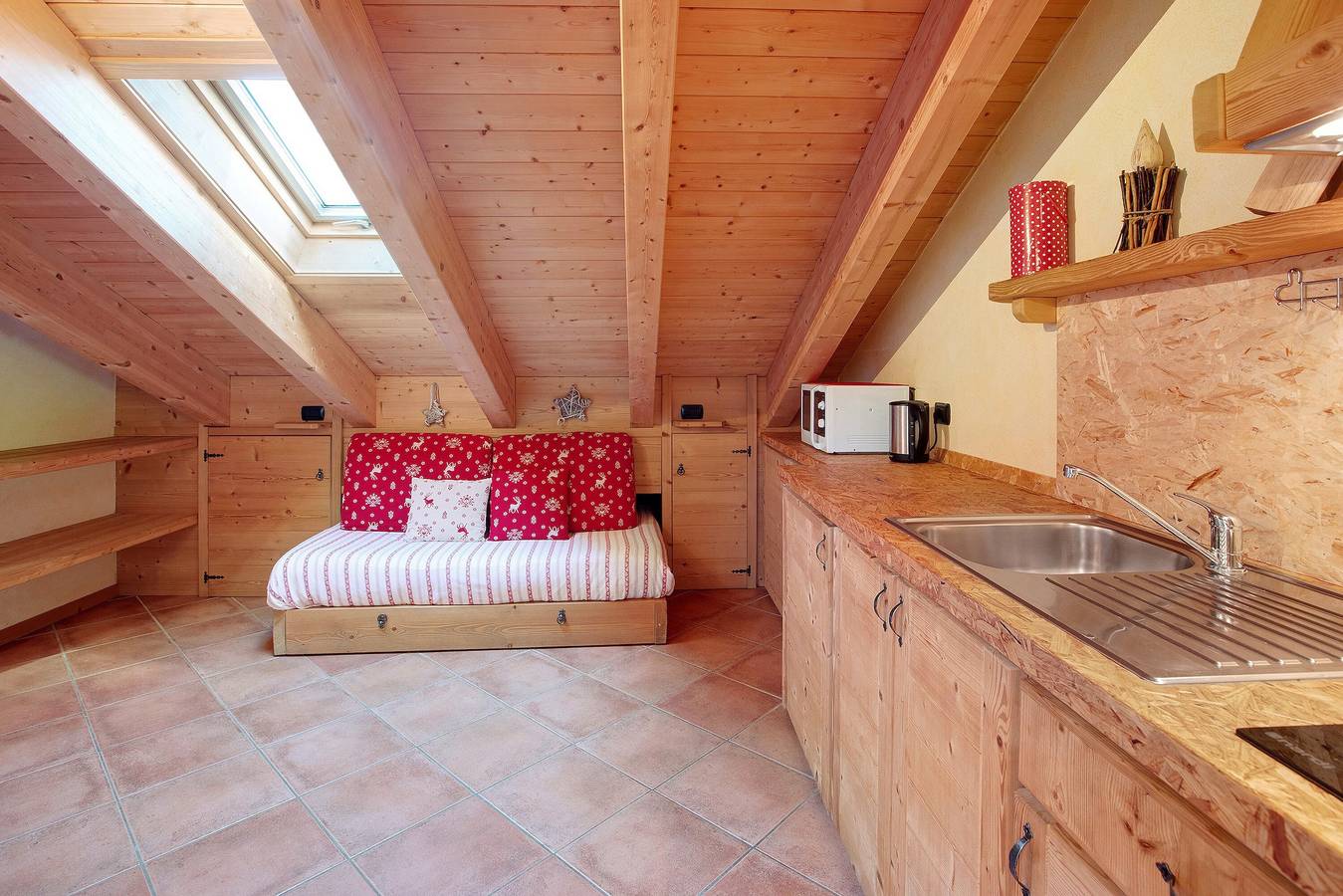 Studio entier, Appartement 'La Baitina app D' avec vue sur les montagnes & Wi-Fi in Livigno, Parc national du Stelvio
