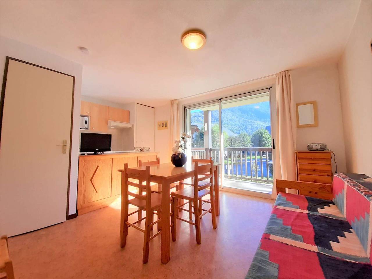 Ganze Wohnung, Gemütliches Apartment mit Balkon - 4 Pers. in Vignec, Nationalpark Pyrenäen