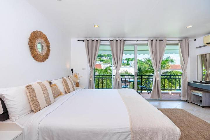 Auberge pour 3 personnes, avec vue et balcon
