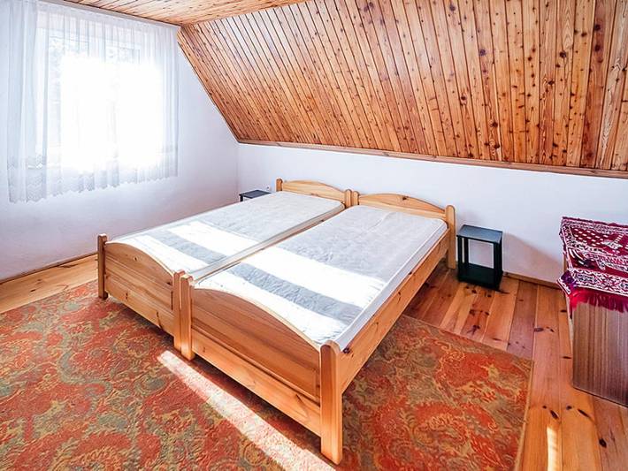 Ferienhaus mit Garten, in der Nähe des Sees in Grunwald, Seenplatte von Ilawa