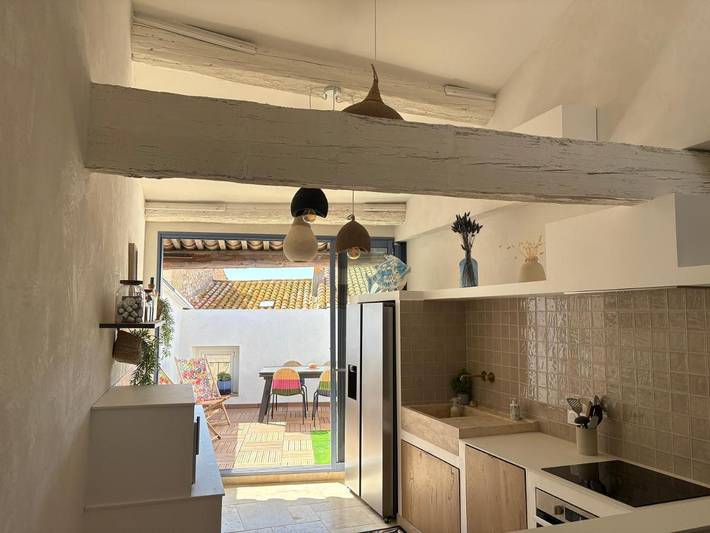 Location de vacances pour 6 personnes, avec terrasse dans Tour Barberousse Chateau De Gruissan