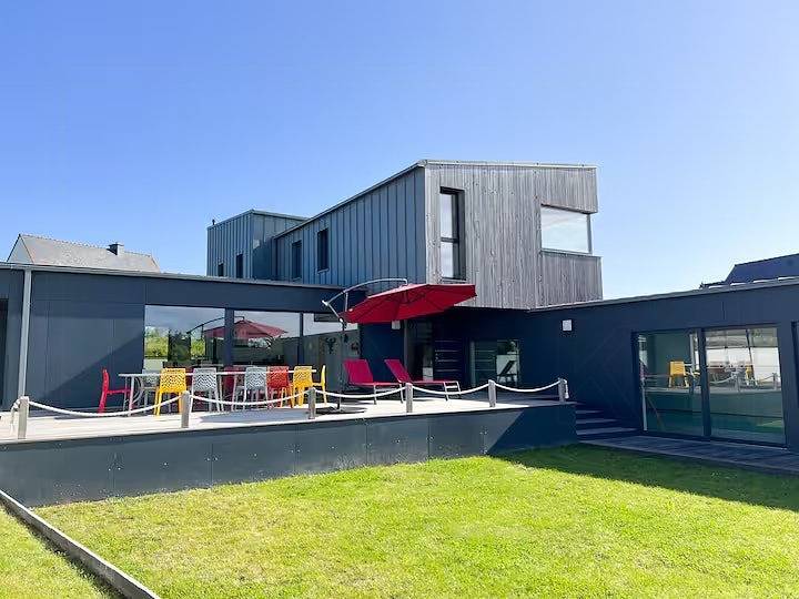 Moderne Villa am Meer in Brignogan in Plounéour-Trez, Brest und Umgebung