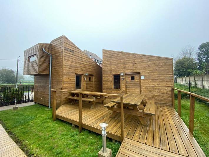 Tente pour 4 personnes, avec Terrasse dans le Pas-de-Calais