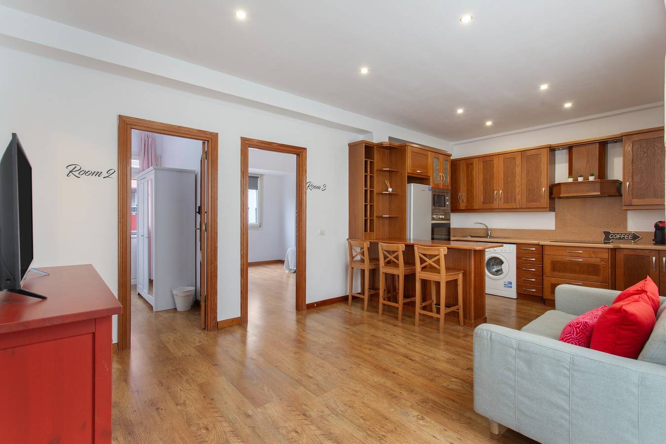 Apartamento entero, Apartamento Vacacional 'Piso En Pleno Centro' con Balcón, Wi-Fi y Aire Acondicionado in Distrito Salud-La Salle, Santa Cruz de Tenerife