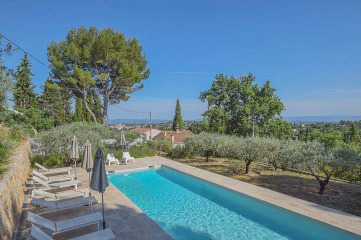 Chambre d’hôte pour 2 personnes, avec vue ainsi que jardin et piscine