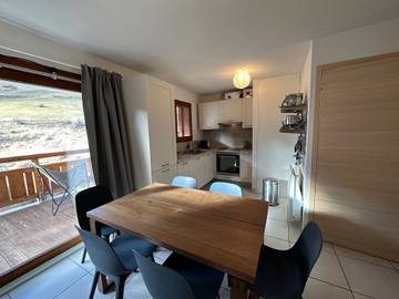 Gîte pour 6 personnes, avec balcon dans Vars (station de ski)