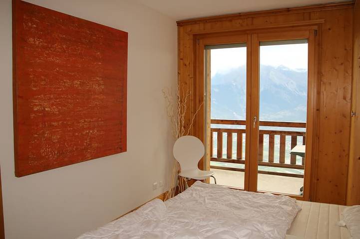 Apartamento entero, Stylish loft with a great panoramic view in Veysonnaz, Alpes del Valais